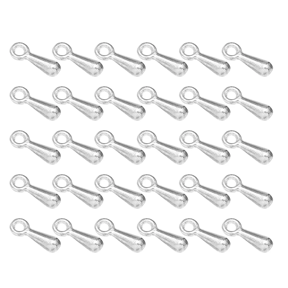 

1000 PCS Water Drop Pendant DIY Long-chain Tail Pendants Holiday for Necklace Alloy
