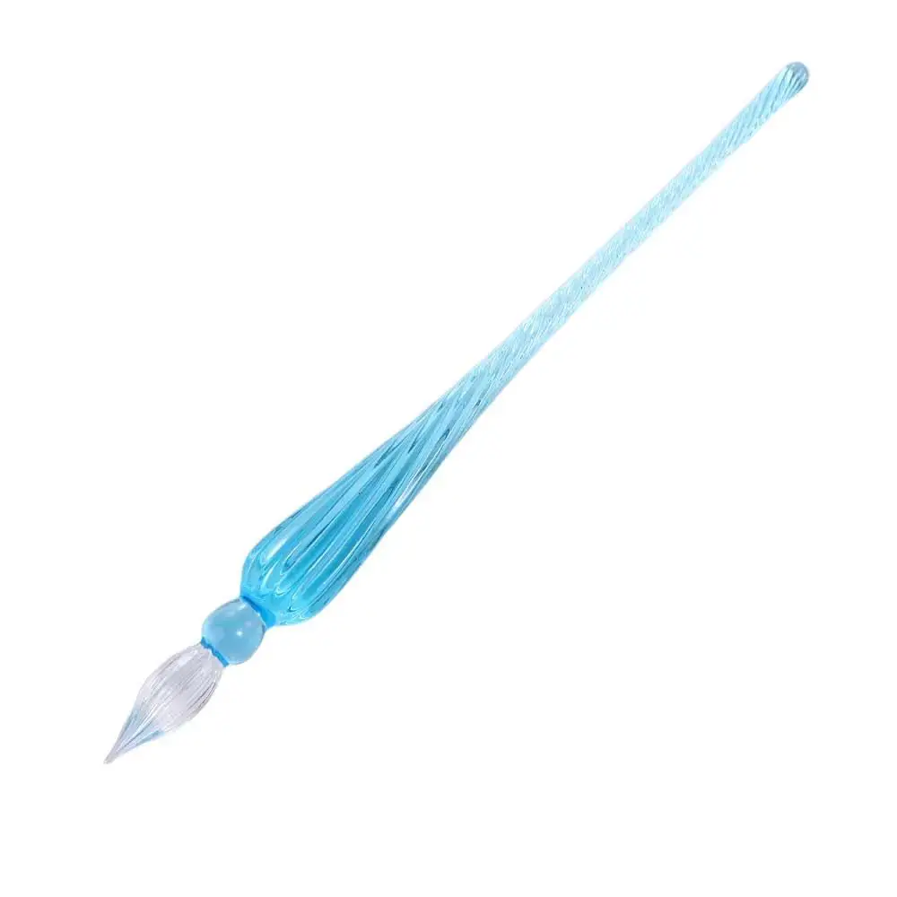 School Supplies Art Painting Calligraphy Vintage Signature Handmade Fountain Pens Glass Dip Pen Dipping Pen Crystal