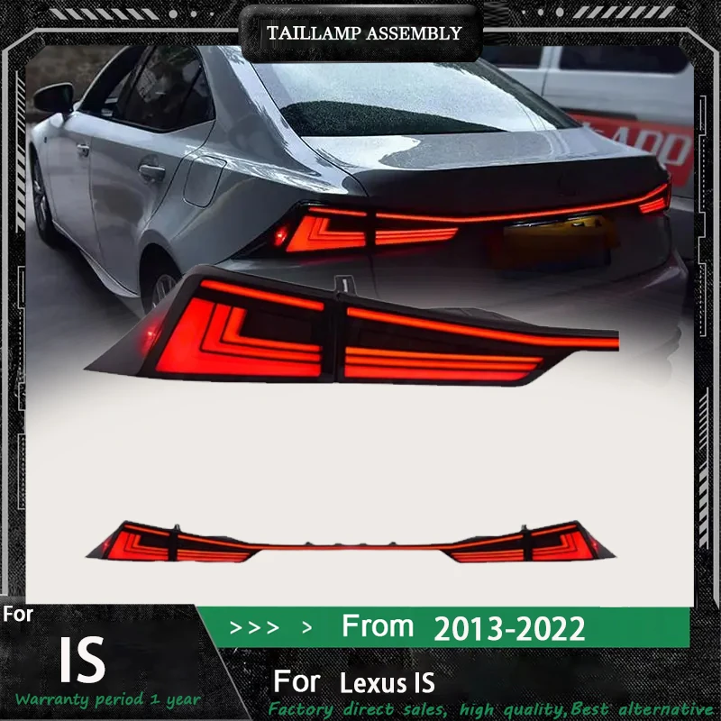 

Светодиодный задний фонарь для Lexus IS250 300H 350F 2013-2022, последовательные аксессуары, анимация, пользовательская замена