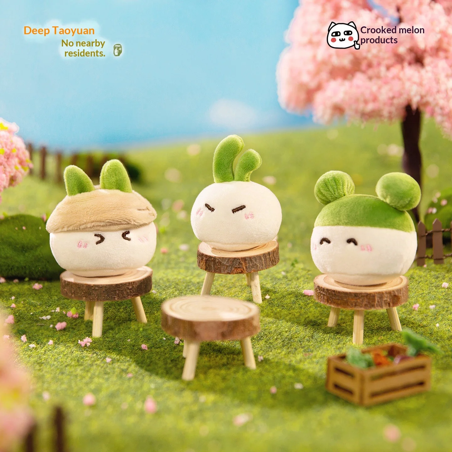 

Waigua Taoyuan Deep Home Магнитный плюшевый шарик слепая коробка милая плюшевая кукла креативная игрушка подарок на день рождения для фанатов аниме