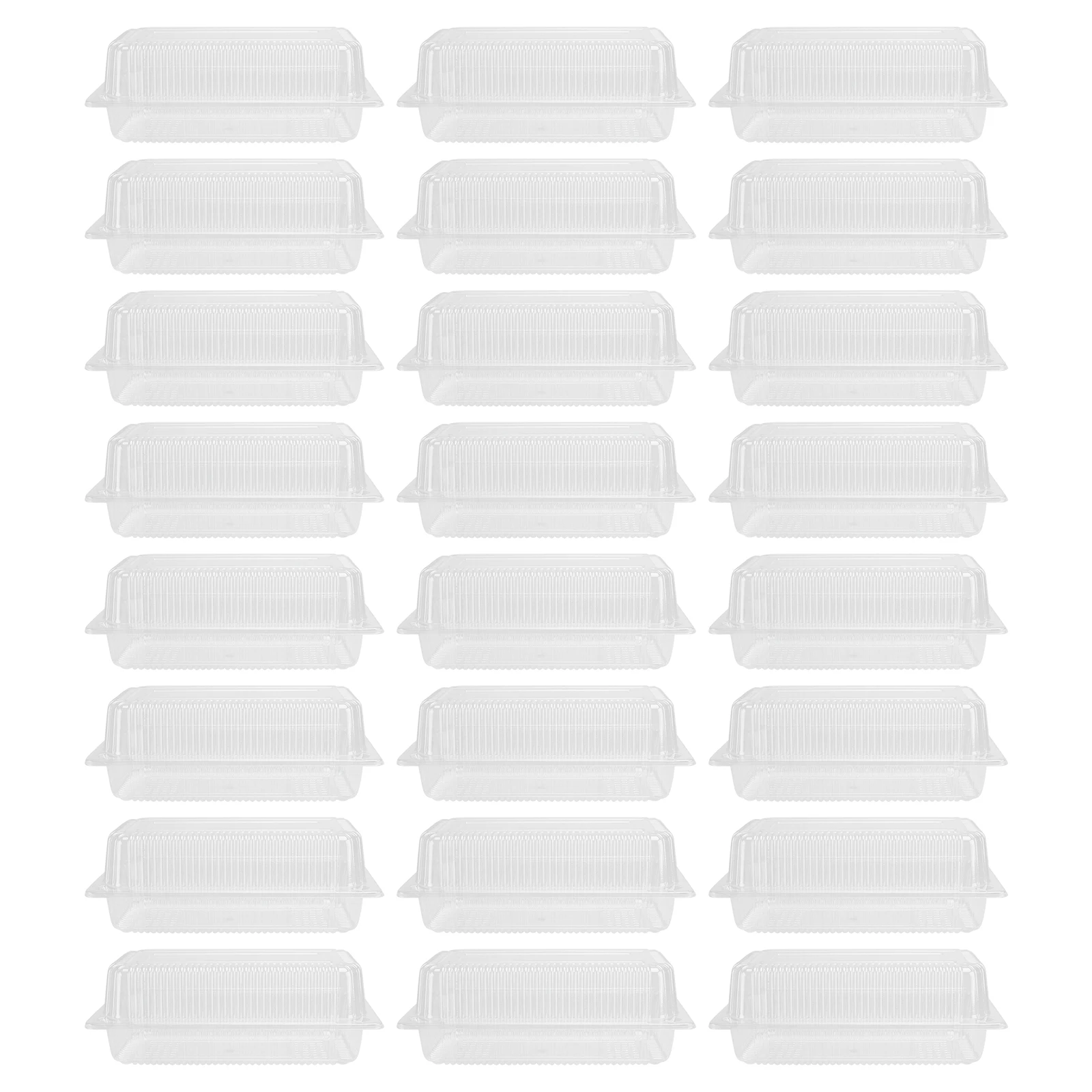 

25 Pcs Bakery Pastry Box Boxes for Cakes and Packaging Containers Individual Desserts Transparent Cupcake Mini Small Biscuit