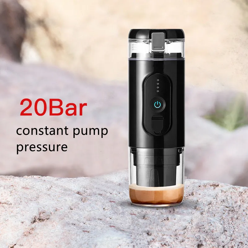 

Best Small Single-Serve Automatic Espresso Coffee Machine Travel Car Smart Mini USB Battery Portable Coffee Maker