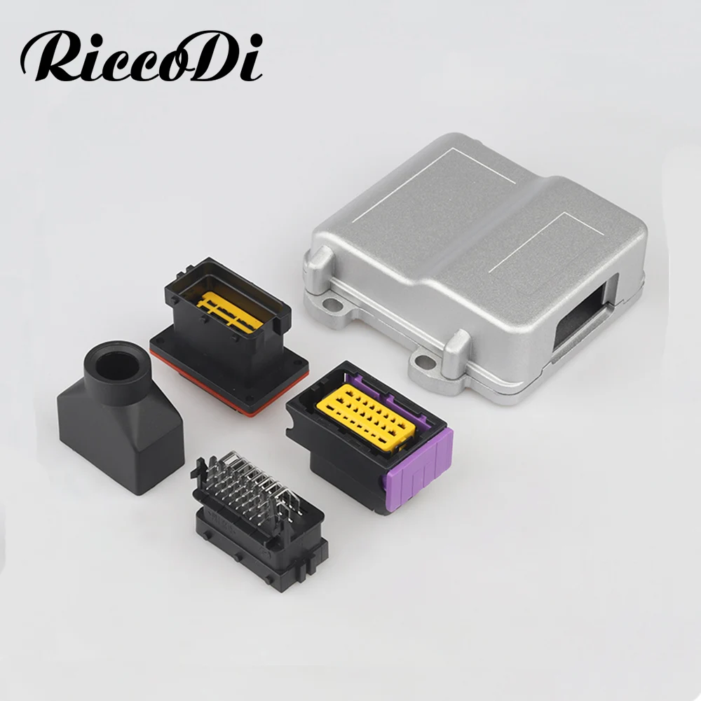 1-10 مجموعات 24 دبوس FCI ECU النفط إلى الغاز مجلس الكمبيوتر موصل السيارات الإسكان مختومة التوصيل المقبس 211PC249S8005 HCCPHPE24BKA90F #4