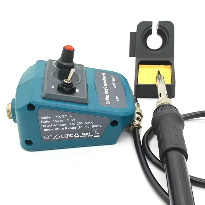 Portable Electric Quick-heat Soldering Iron Quick Heating for Home Appliance Repairs for Makita/Milwaukee/Bosch 18V Batteries
