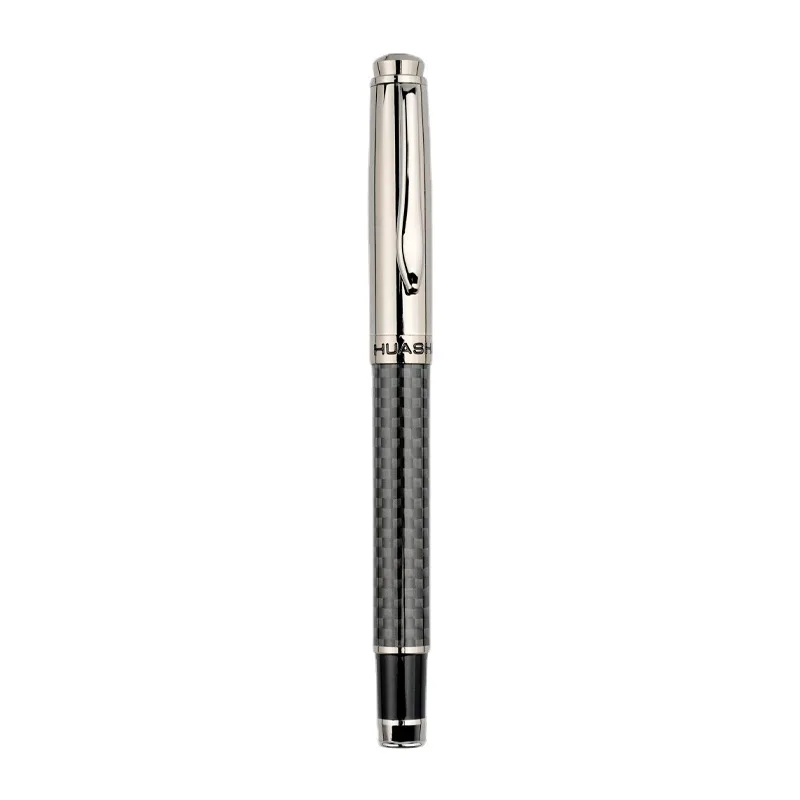 Luxury Pen Carbon Fibre Metal Ball-point Pen Signing Pens for Writing Gift Office Stationery Supplies