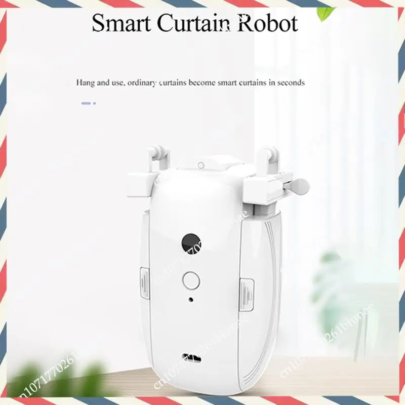 

-A21Z Dual Smart Curtains Robot Roman Rod Track/T/U-Rail Tracks 3 In1 Automatic Curtain Opener Remote Control Curtain Motor