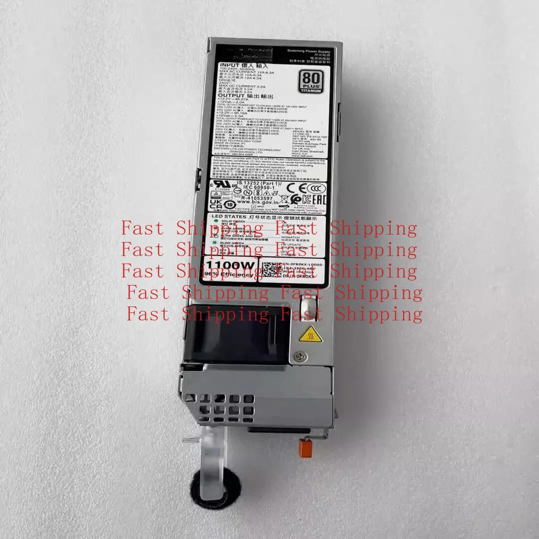 A=For FR0KX Dell 0FR0KX 1100W Switching Power Supply for R6525, R650, R7525, R750