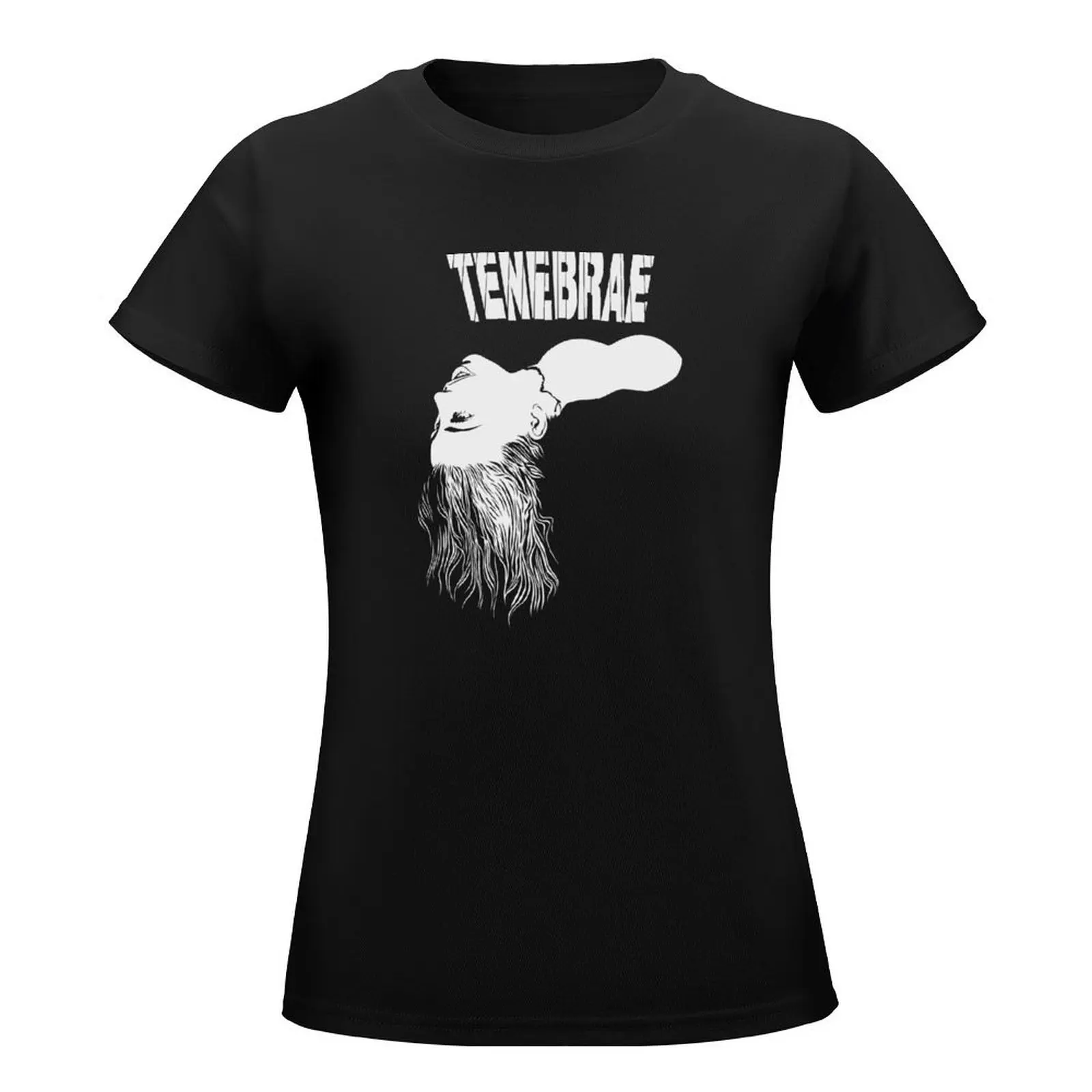 Dario Argento Tenebrae white T-Shirt funny funnys black t-shirts for Women