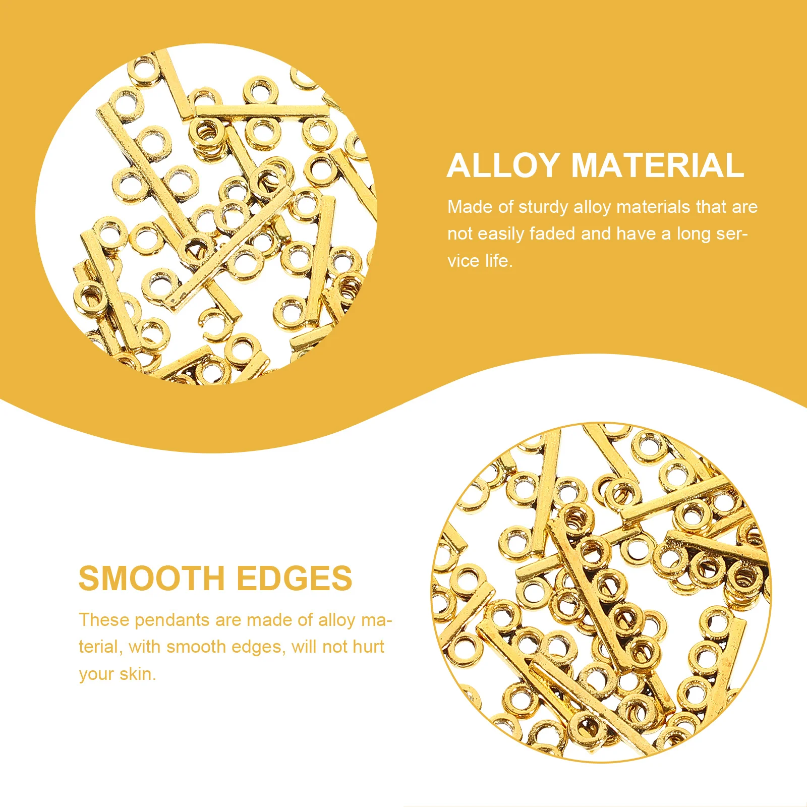 

40Pcs Vintage Alloy Pendant Jewelry Making Supplies Durable Fade Resistant DIY Craft Accessory Necklace Bracelet