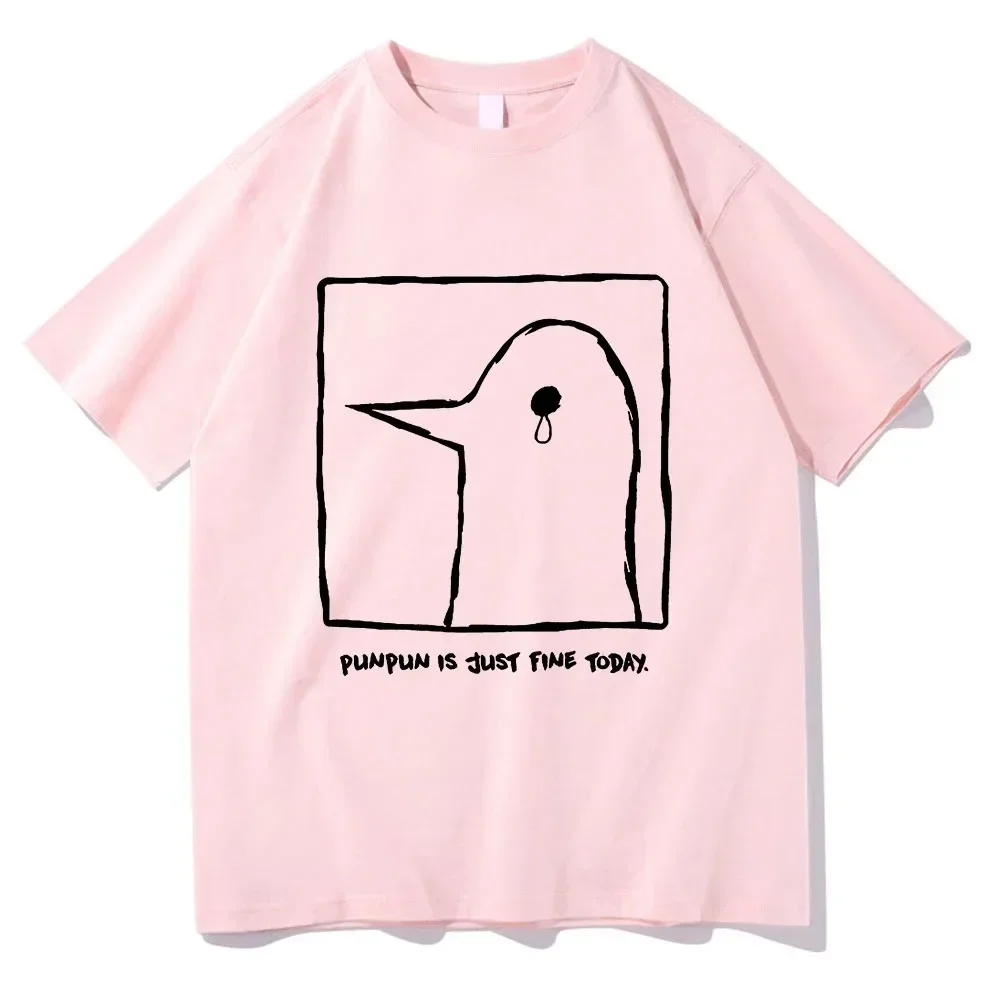 Oyasumi Punpun T Shirt Men Harajuku Aesthetic Streetwear Graphic Tshirt Unisex Anime Manga Cartoon vintage Sand Cotton Tees Tops