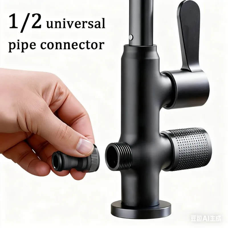 صنبور نحاسي بالكامل للاستخدام الخارجي ثنائي الغرض تبريد فردي مضاد للتجميد لغسيل السيارات/الري في الفناء/الحديقة/الشرفة/المطبخ