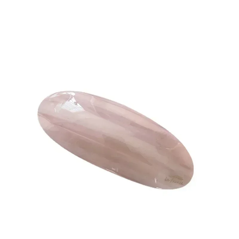 Korean Acetic Acid Hair Clip Spring Clip for Girls French Large Hairpin Headwear Glossy Elliptical Arc Hairpin Hair Accessories