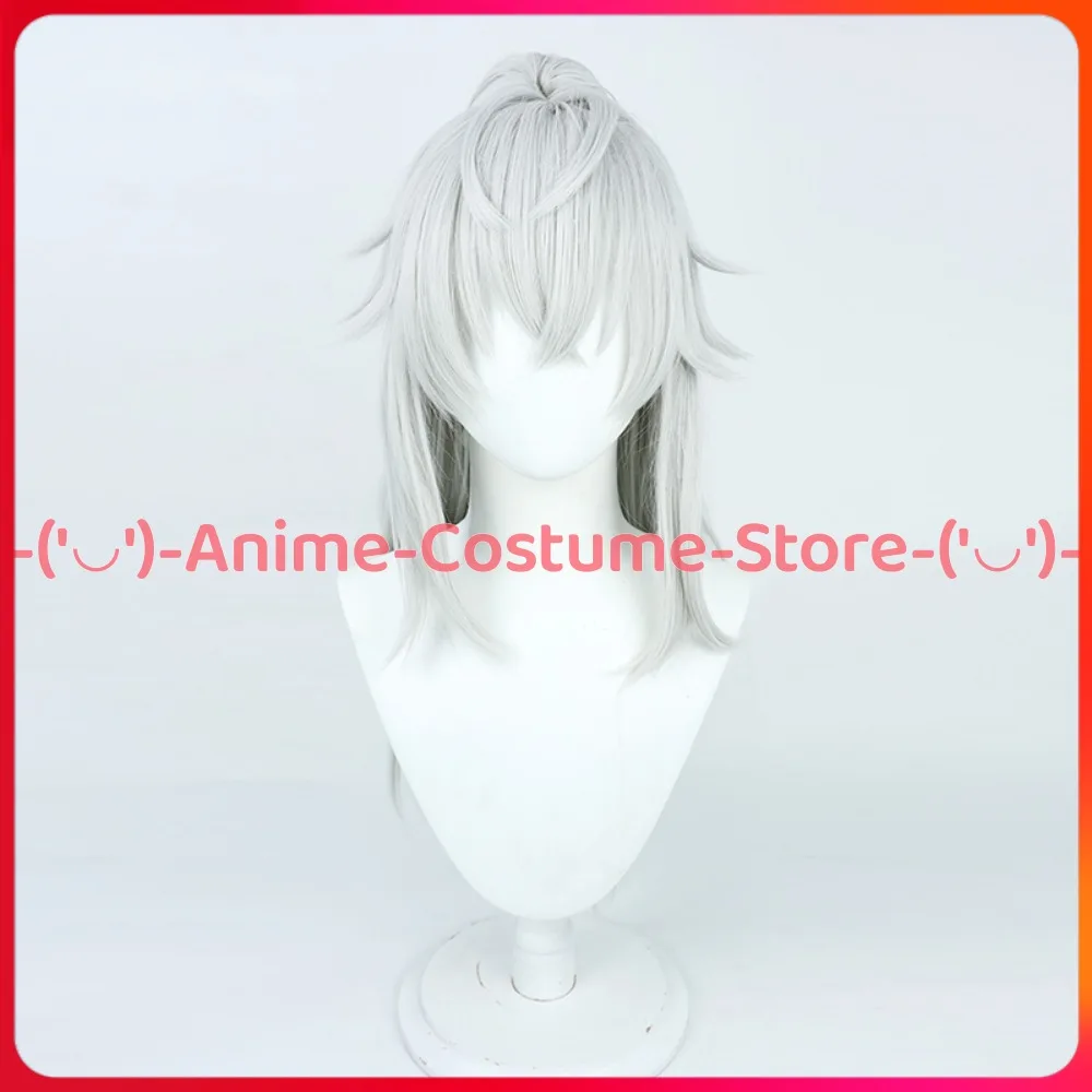 Honkai Star Rail Jing Yuan Cosplay Pruik Paardenstaart Spel Karakter Halloween Carnaval Feestkostuum Pruiken H-Bestendig Synthetisch Haar
