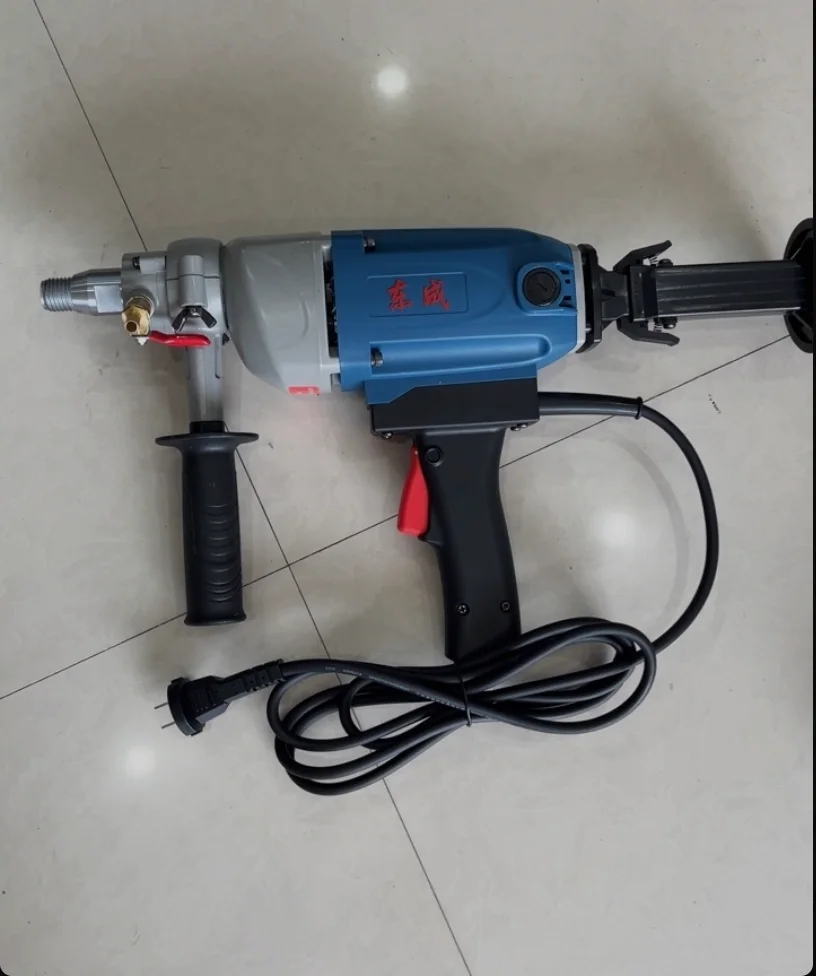 Z1Z-FF-190 Handheld Electric Diamond Drill 220V Strong Motor Three-Speed Regulation for Concrete Drilling Core Work