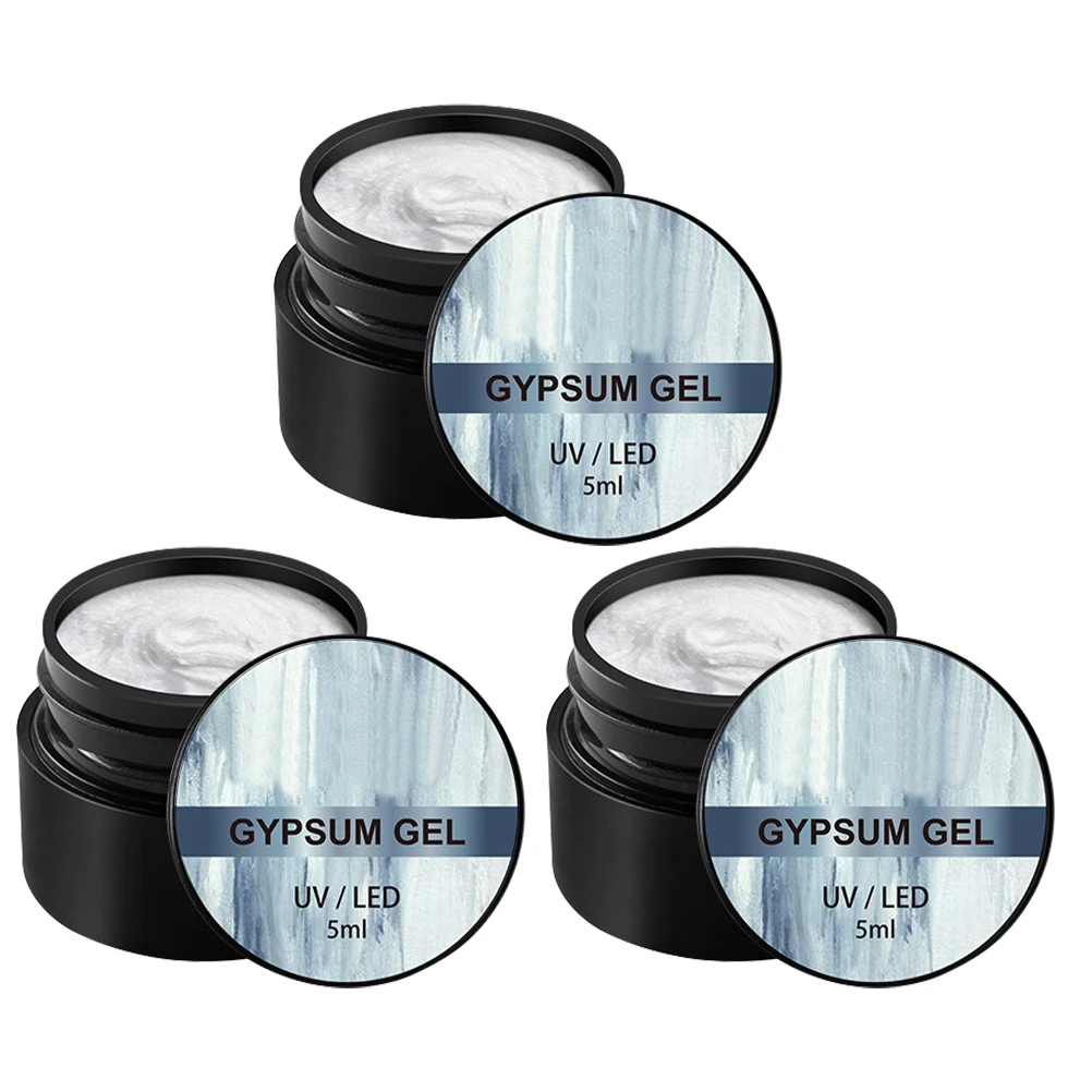 

3pcs Scrub Gel Polish Matte Texture Women's Gypsum Manicure Supplies Free Natural Ingredients Quick Removal for Women