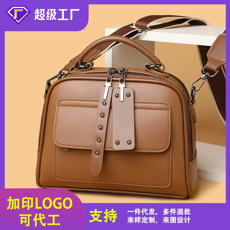 

2025 New Minimalist Large Capacity Tote Briefcase for Women, Designer Crossbody Purse, Vintage Shoulder Bag for Work Commuter​