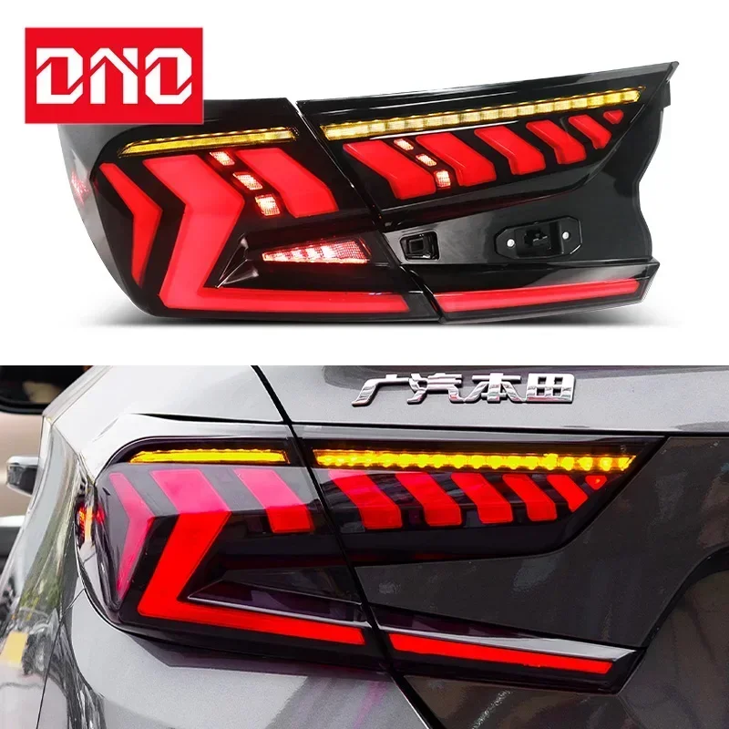 

Car LED 12V Taillight For Honda Accord 10 2018 - 2022 Rear Running Lamp Brake Reverse Turn Signal Waterproof Car Accessories