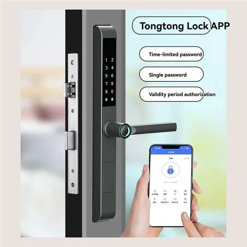 【SLEEK】3,2 cm Ttlock vingerafdruk slim deurslot dubbelzijdig waterdicht wachtwoord elektronische deursloten 3585