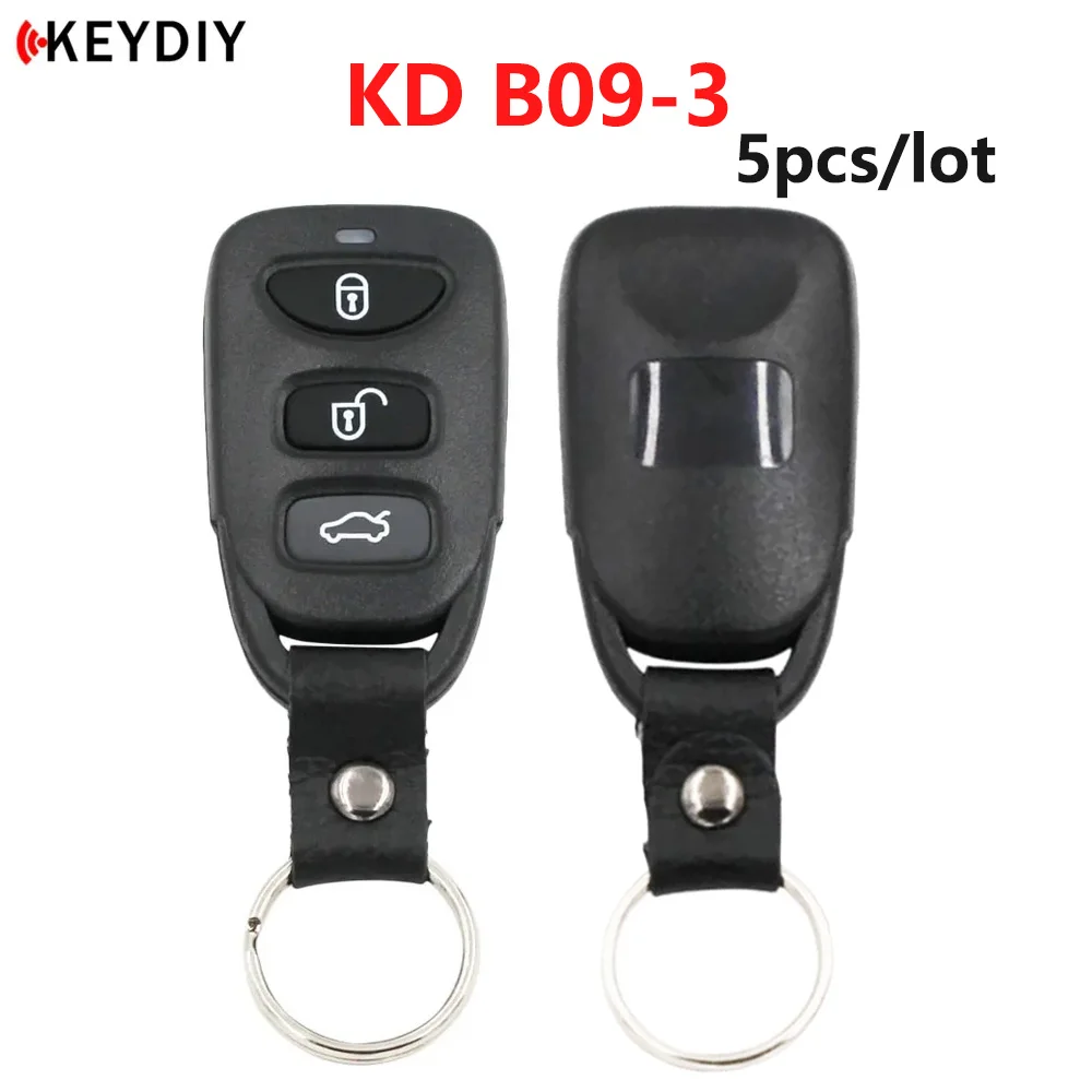 

5 шт./лот KEYDIY B Series B09-3 3-кнопочный универсальный KD пульт дистанционного управления автомобильный ключ для KD900/URG200/KD-X2/мини-программатора