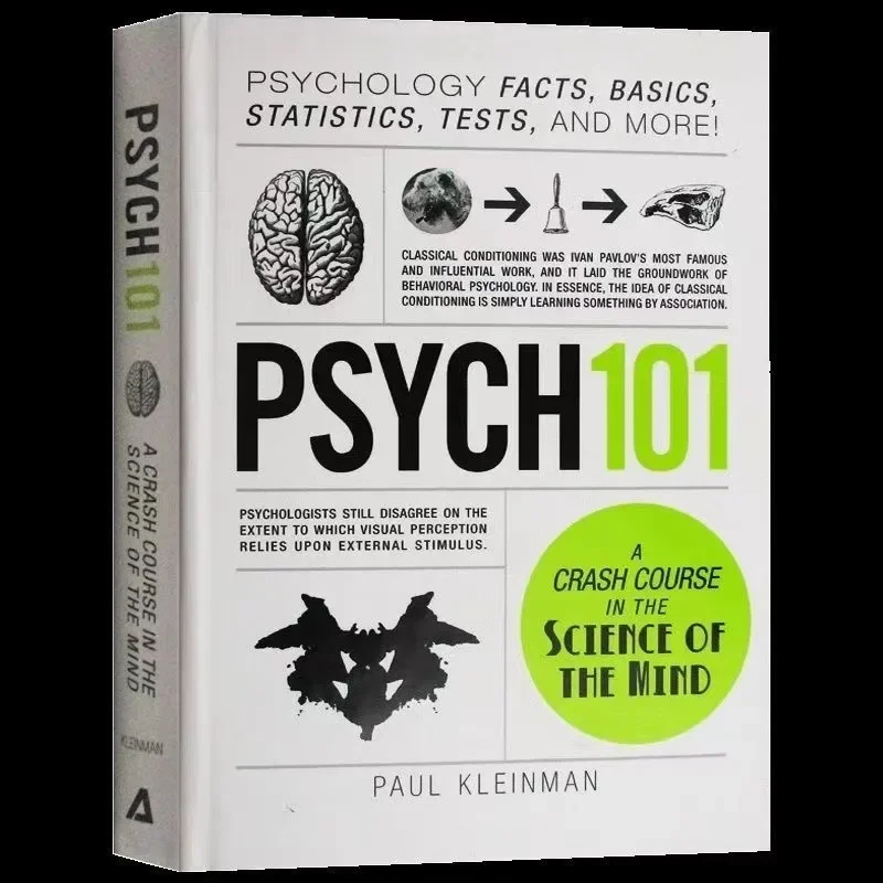 Psych 101 от Paul Kleinman авария Couse in the Science of the Mind популярная психология Справочная книга на английском языке Мягкая обложка