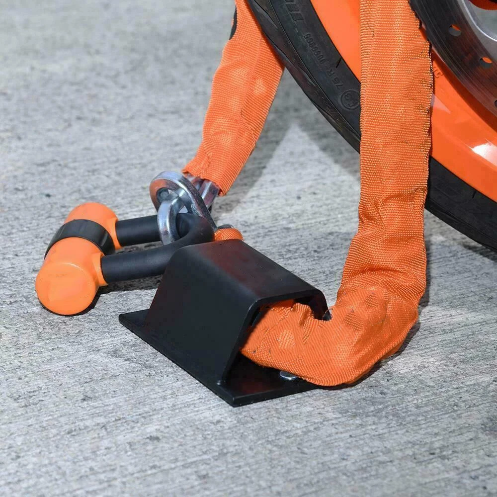 Heavy Duty Motorbike Motorcycle Floor Ground Anchor Wall Anchor Anti Theft Chain Lock Point Locking System Motorcycl Chains