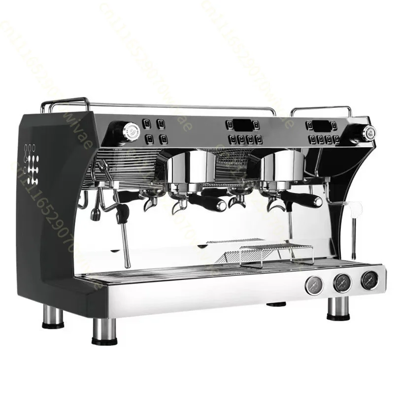Coffee machine double-head pump-operated Italian semi-automatic grinding, food grade, commercial