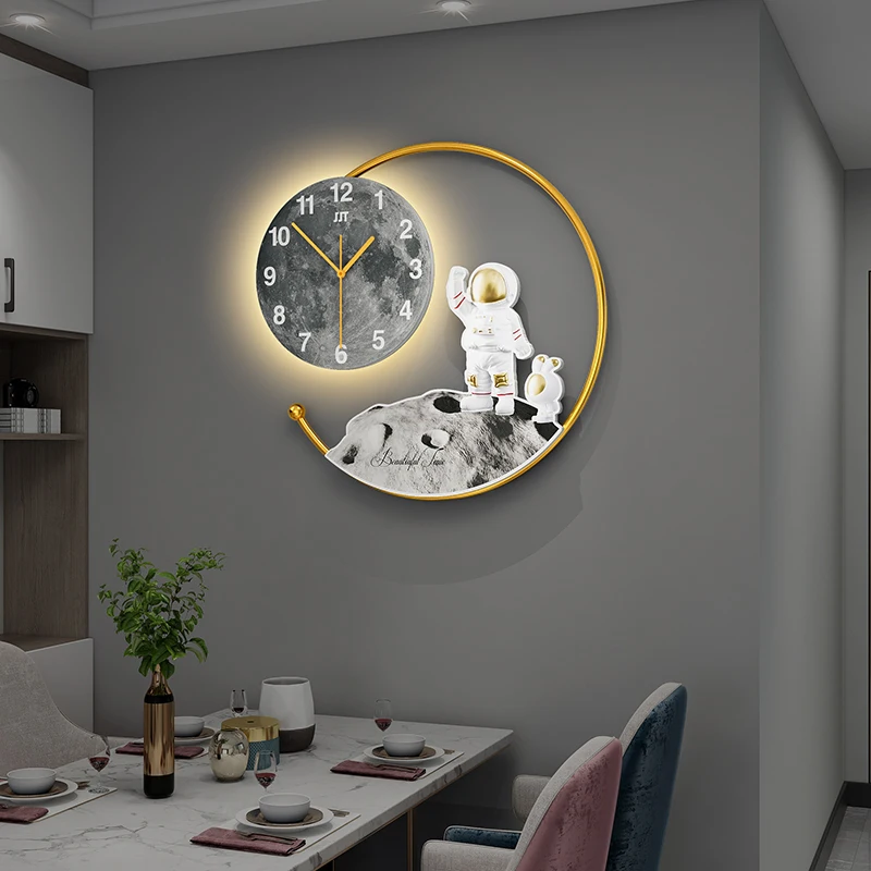 Luxury Digital Clock Wall Modern Living Room Interior Bathroom Bedrooms Aesthetic Wall Watch Fashion Horloge Home Decoration