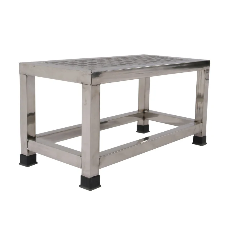 

Stainless steel pedal stool single double clinic hospital examination consultation pedal stool non-slip step stool footsto