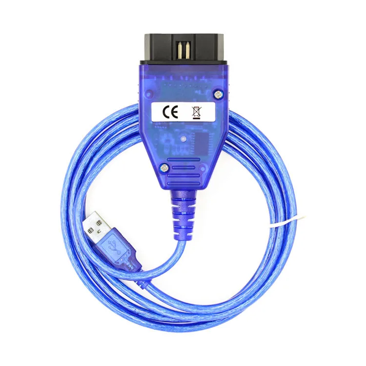 Blue Color with Switch K+CAN OBD2 Diagnostic Cable for BMW E60 E61 E81 E87 E90 E91 E92 E93 Ediabas K+DCAN Car Programming Tool