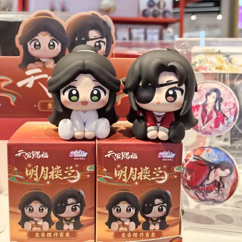 

Heaven Official'S Blessing Mingyue Loulan Series Blind Box Toys Doll Cute Cartoon Hua Cheng Xie Lian Action Anime Figure Gift