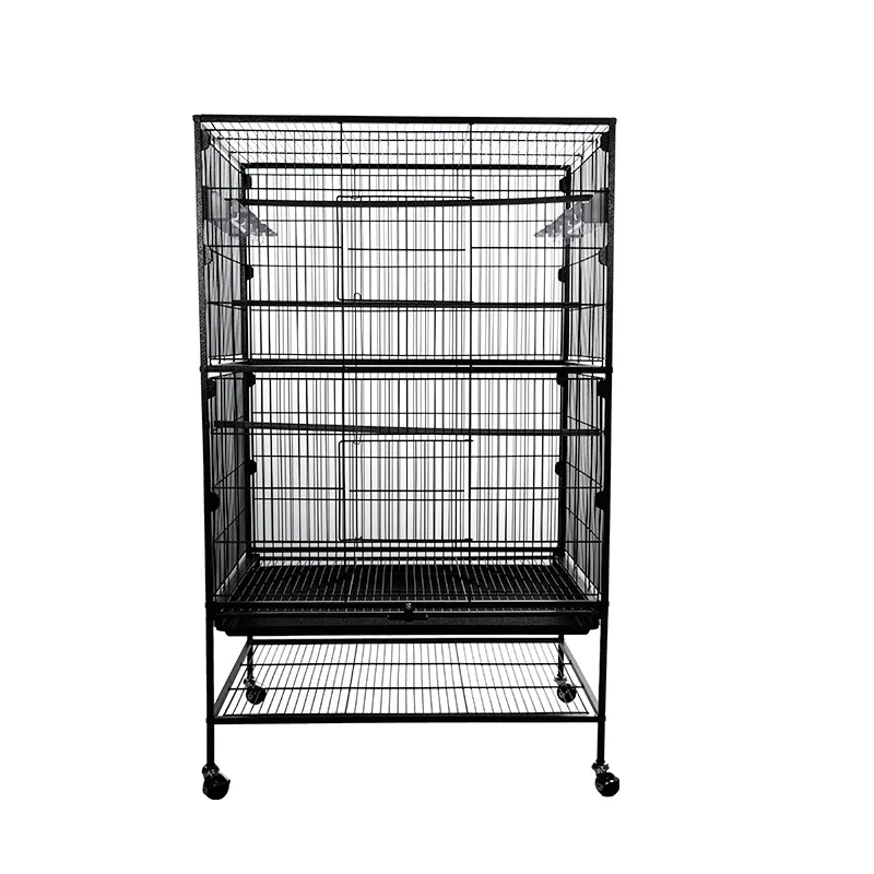 Large Space Iron Bird Cage New Style Wholesale for Budgie and Parrot Breeding for Villa Use for BirdsOutdoor Furniture