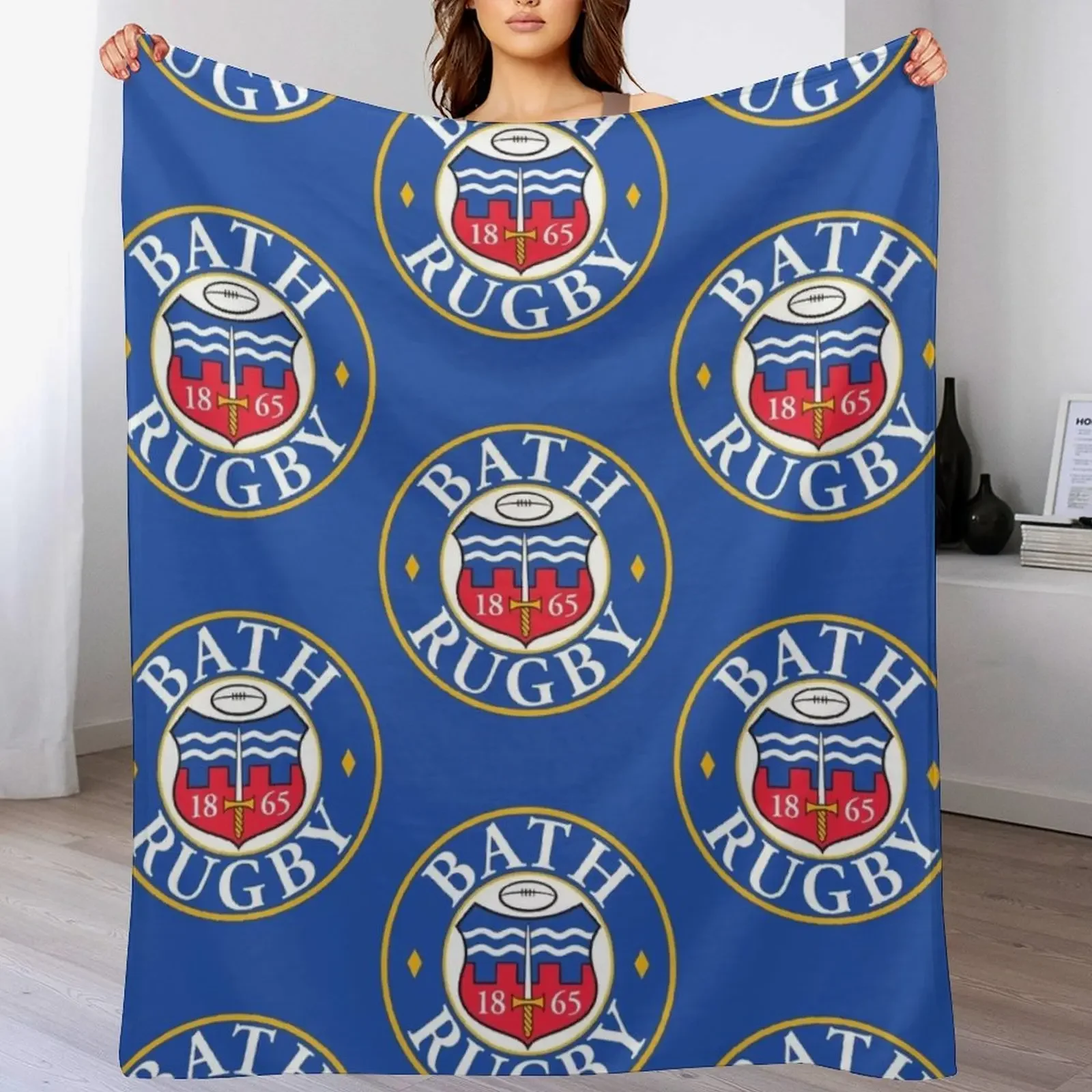 

Bath Team Throw Blanket for sofa halloween Plaid anime Blankets