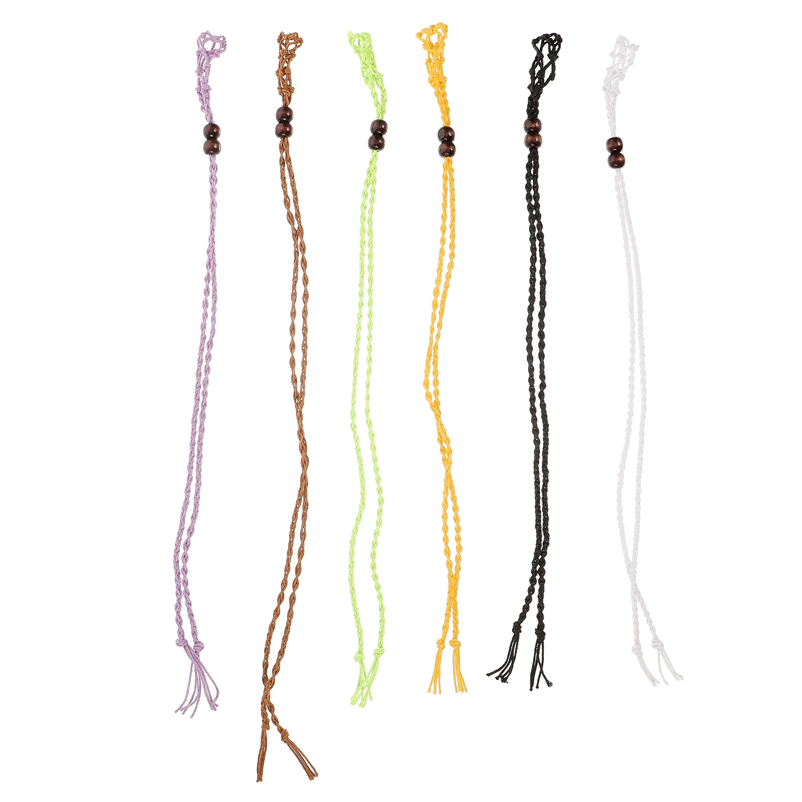 

6 Pcs Jewelry Rock Mesh Woven Necklace Crystal Cage Necklaces Holder Accessories