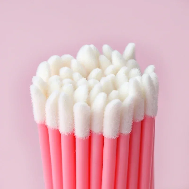 100PCS Wholesale Hotting  Lip Brush  Lipstick Gloss Wands  Women Accessories Perfect Applicator makeup  Disposable Best Make Up image 5