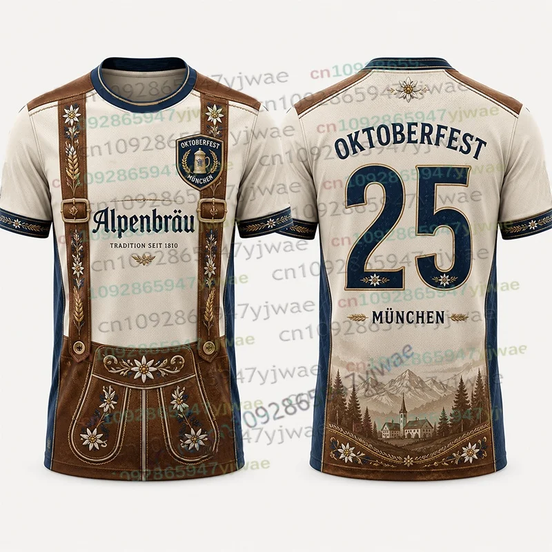 2026 Lustiges Oktoberfest-Shirt Bierfest-T-Shirt Deutsches München-Festival Streetwear Sport Freizeit T-Shirt Damen Herren T-Shirt Kleidung – Detail 10