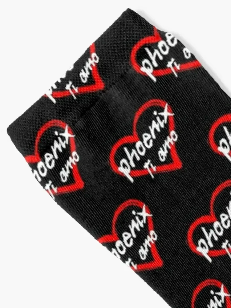 Phoenix Epilogue Tribute Electronic Music Socks floral Stockings compression with print Running Socks Men Women's