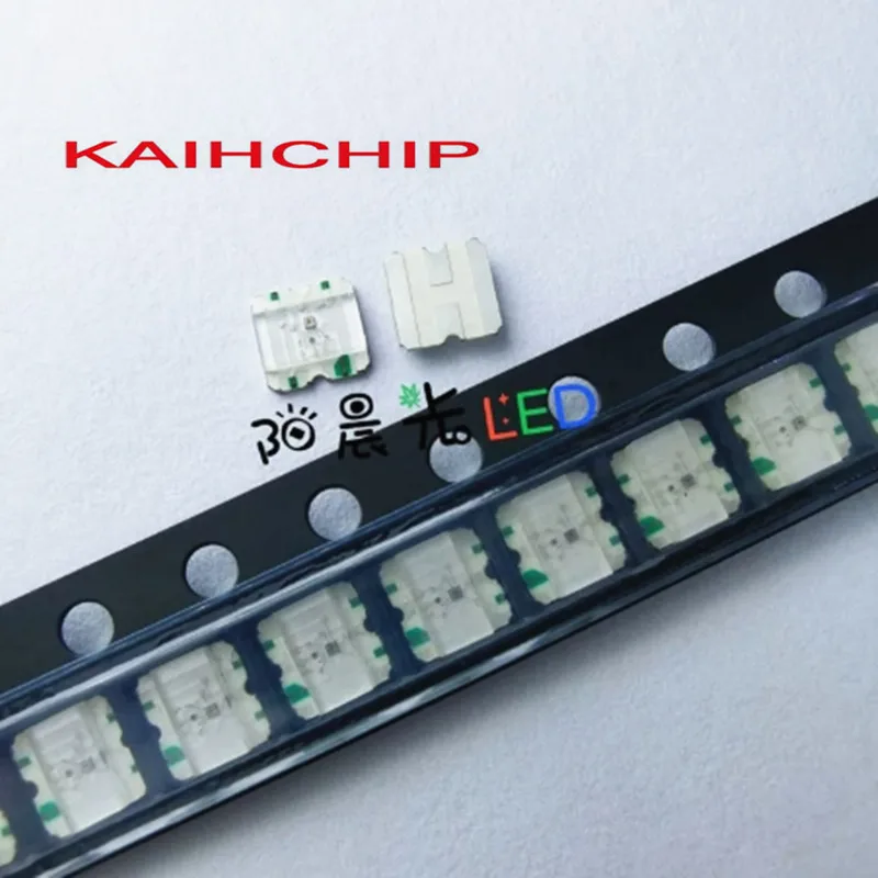 100PCS 3332 4Pin WS2812B RGB Magic Color LED Bead Built-in IC Programmable Single Point Single Control LED Chip