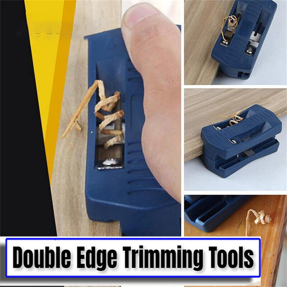 Veneer Edge Trimmer, Edge Banding Cutter With 6 Blades, Anti Slip Top SurfaceManual Edge Banding Machine, Woodworking Tool