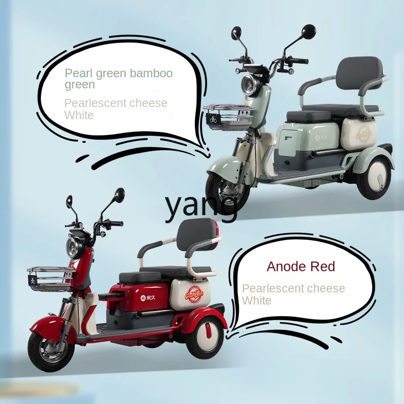 LTT electric three-wheeled battery car, small household push-pull model, elderly transportation to pick up and drop off children
