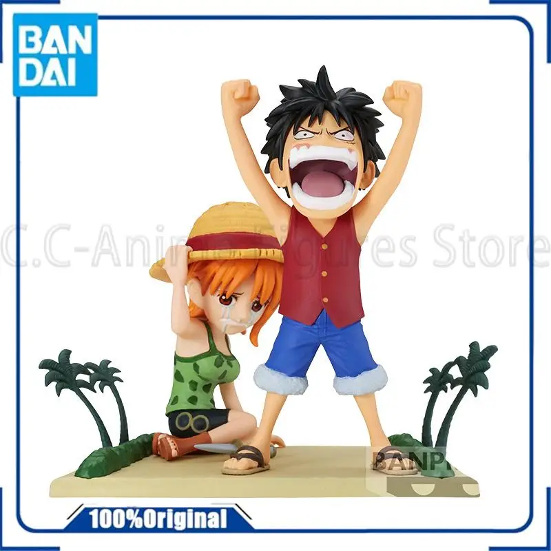 

В наличии Banpresto One Piece Wcf Luffy Nami Рисунок Аниме Оригинальная Оригинальная Коробка Модель Игрушки Детский Фестиваль Подарок Кукла Орнамент