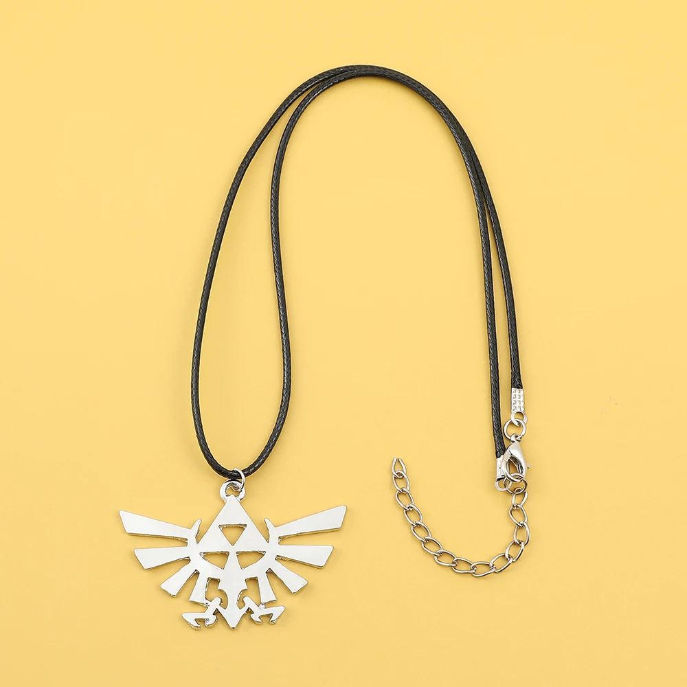 Modische Anime-Spiel-Logo-Halskette, Einfacher Cosplay-Anhänger, Punk-Schmuck, Persönliches Accessoire für Männer – Detail 1