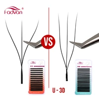 FADVAN U Shape 3D/4D/5D Lashes Premium Soft Eyelashes Extension Make up Tools 2