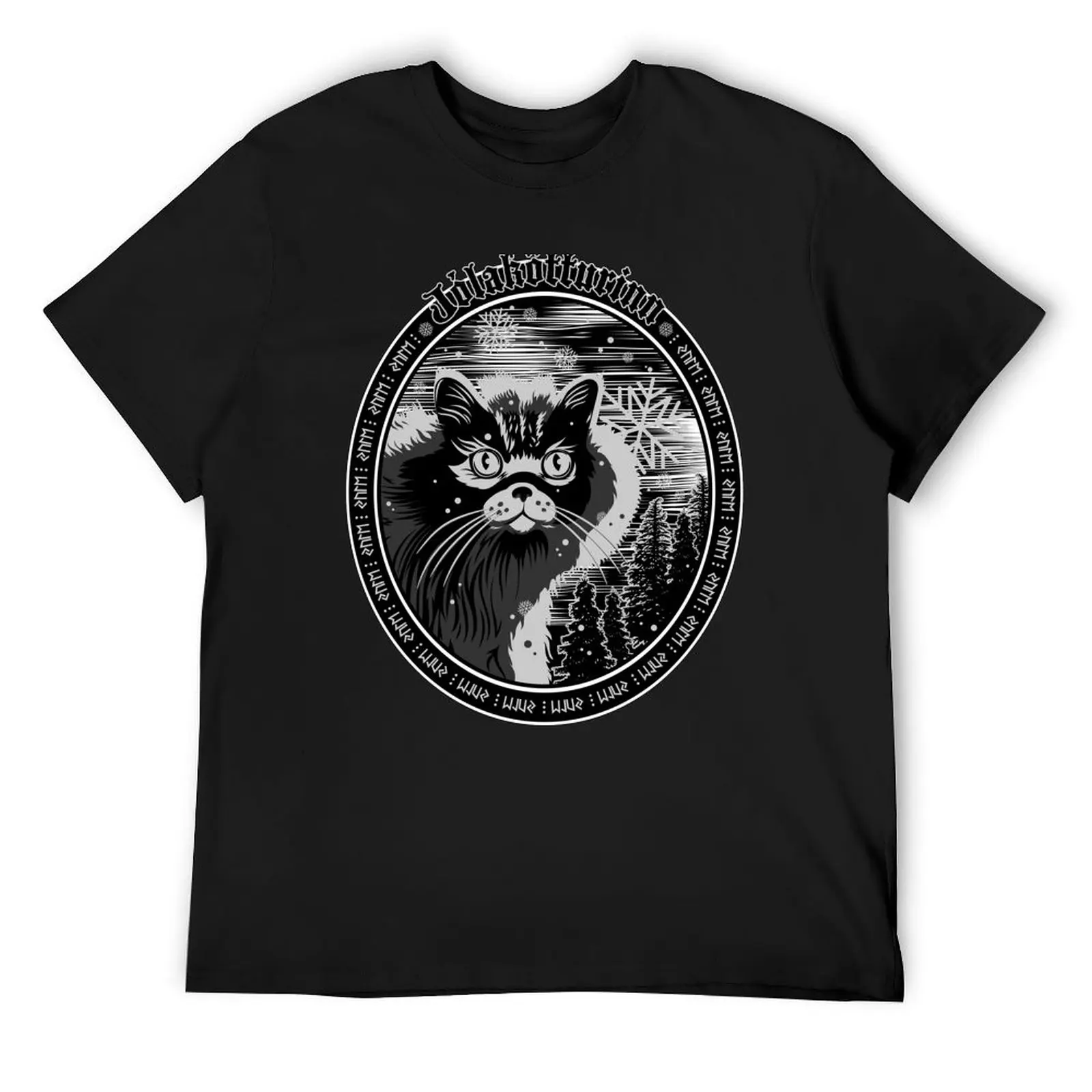 

Yule Cat of Iceland Jolakotturinn Icelandic Christmas Gift T-Shirt tees man clothes plain white t shirts men