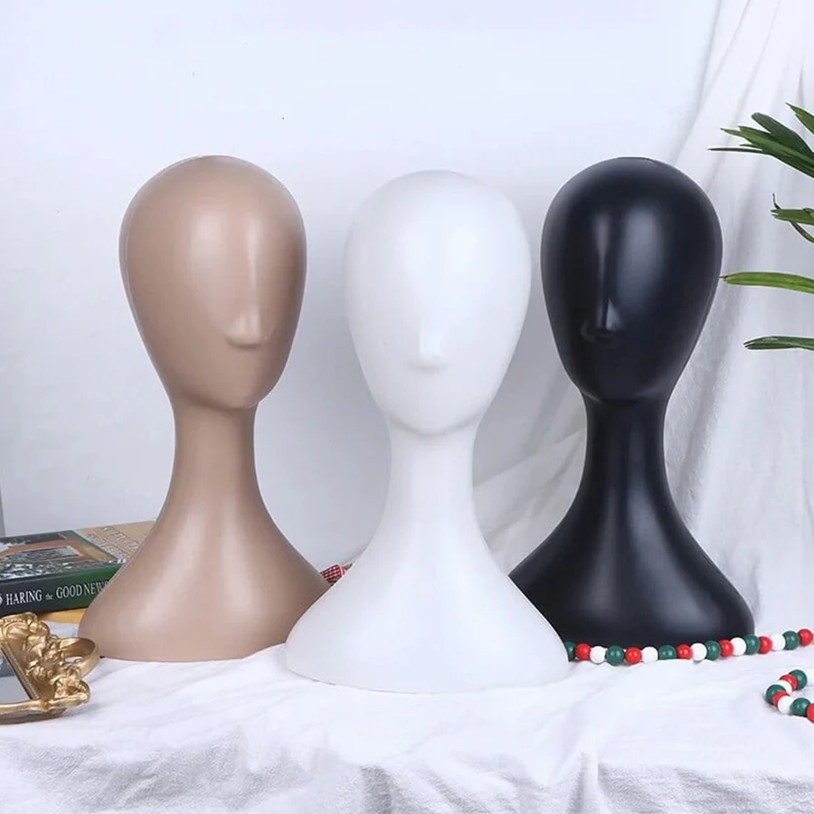 Non-fading Abstract Female Model Head Frame Wide Applicable Hat Wig Model Head Used for Displaying Styling Practice image 4