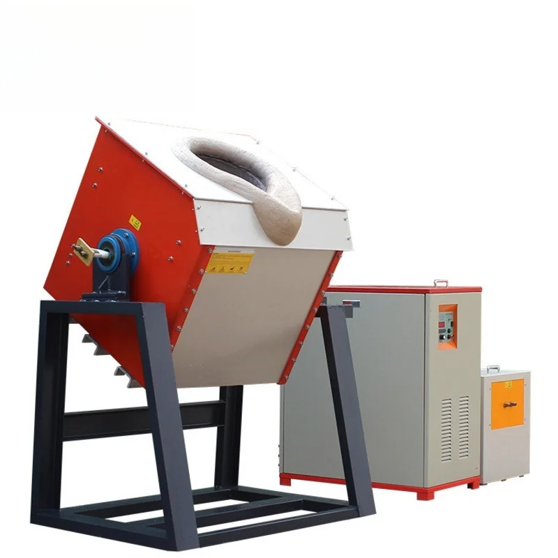 Fully Automatic Tilting Melting Furnace Frequency Quenching Machine Hardware Industrial Lifting High-frequency Alchemy Furnace
