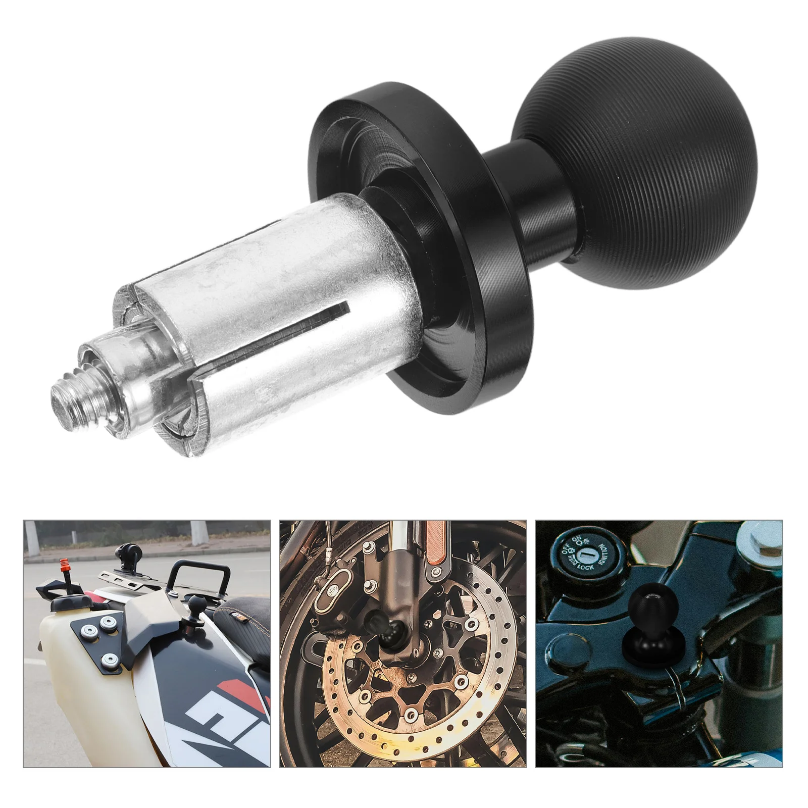 

Heavy Duty Ball Head Mount Base for Motorbike Handlebar Phone Camera Holder Universal Bike Bracket Clamp Support Adapter