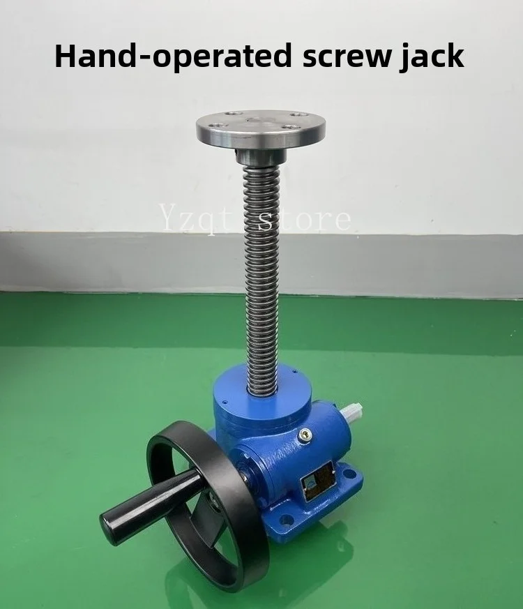SWL screw lift, hand-cranked manual lift table, light and small lifting platform electric four linkage screws