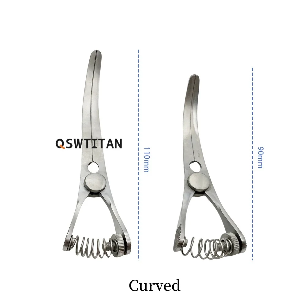 스테인리스 스틸 동맥-정맥 혈관 클립 임시 정맥 폐쇄 지혈기 (교차 지혈용)