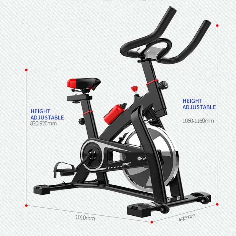 Ultra-quiet Home Bicycle Indoor Fitness Exercise Cycling Bike Trainer Sports Equipment Pedal Bicycle Carbon Steel Max Load 120kg