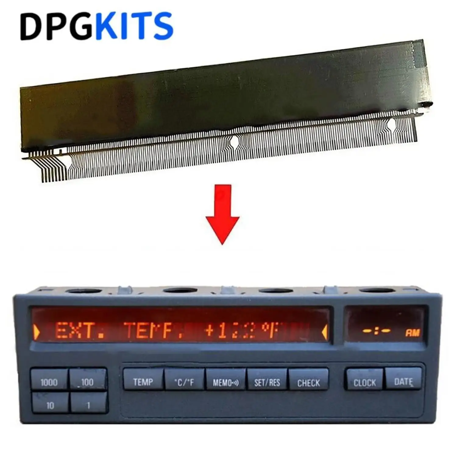 62138354162 90379233 24435260 11-Button Computer OBC LCD Display 62138357666 62136913865  For BMW E36 3-Series E31 8-series M3
